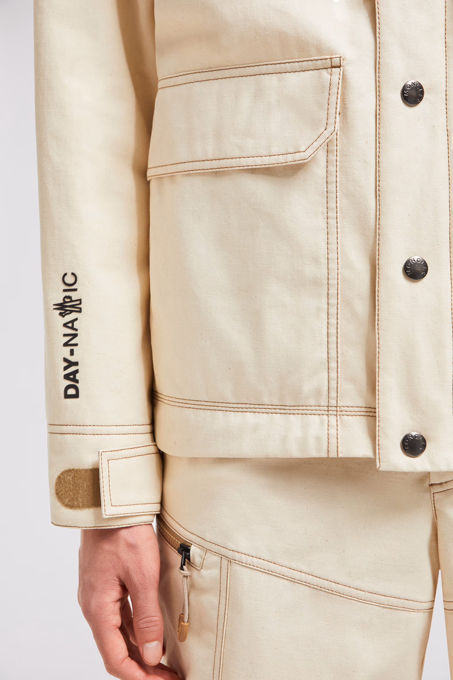 Kelpius Cotton Down Field Jacket Men Light Beige Moncler 6